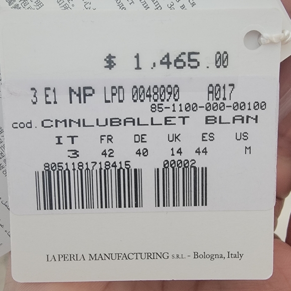 La Perla Ballet blanc fairy gown voile string tie strap silk ivory white size M - Picture 11 of 16